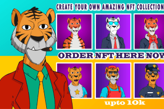 create custom nft art, custom traits and nft collection,