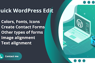 quick edit your wordpress website