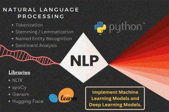do machine learning, deep learning, natural language processing projects