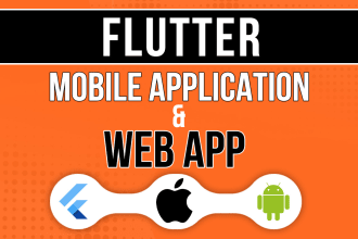 be your flutter developer for designing app and flutter web