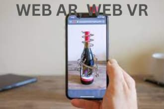 develop web ar, web VR metaverse website and app for you