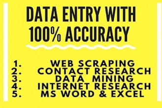 do fastest data entry in one day and internet search