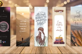 do custom bookmarks and rack card designs