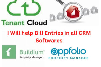 do  data onbording migration and bill entry appfolio, buildium, tenant cloud etc