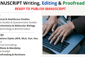 prepare and edit your research manuscript