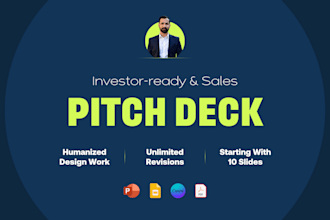 do sales deck or investor pitch deck design