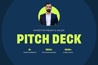 do sales deck or pitch deck design