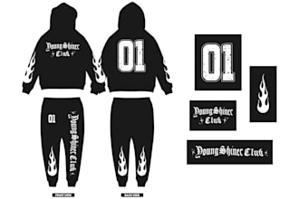 design sports clothes with gym and jogging type for you