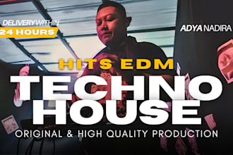 produce tech house or techno for you