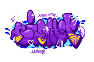 customize graffiti throwup for you