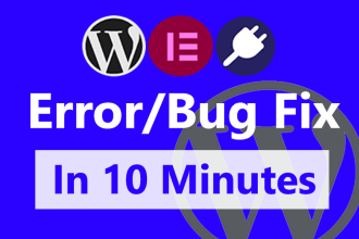 fix wordpress website issues errors, bugs, HTML CSS, elementor expert help