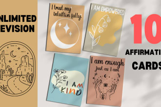 printable affirmation cards motivational  cards