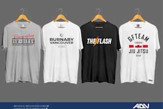 design your martial arts jiu jitsu wear tshirt