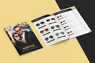 design promotional product catalog, brochure, magazine, lookbook, sell sheet