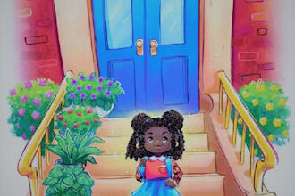 draw african american illustrations and story e book cover