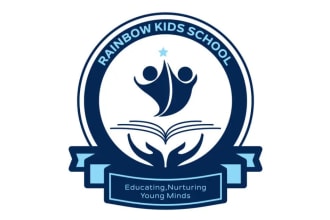 create fantastic school logo with fastest delivery