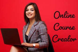 be your online course content creator in online course writing