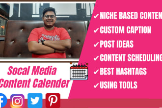 create an effective content calendar for your social media