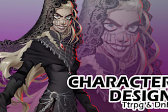 draw your dnd character art pathfinder oc fantasy game