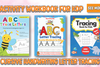 make alphabet letter tracing practice activity book for amazon kdp