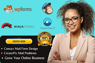create any forms like survey, login using contact form