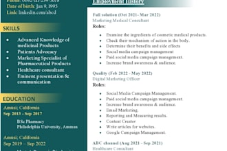 make expert CV, resume, and cover letter writing for your ideal job