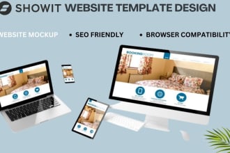 design and customize your showit website, wordpress with advanced SEO