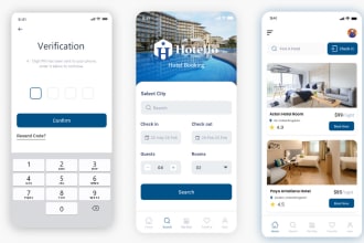 build hotel ,travel booking,real estate,flight booking website and app