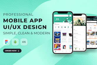 do mobile app ui design for android and ios