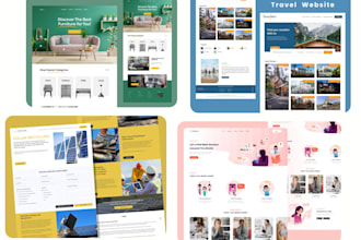 create user interface landing page design for your website