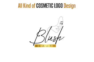 do cosmetic, makeup, and beauty logo design