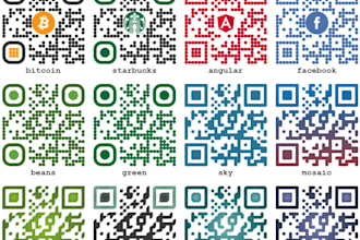 create special qr code with your business logo