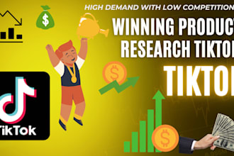 do tik tok winning product research for shopify dropshipping