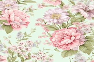 design unique cute watercolor seamless pattern for textile