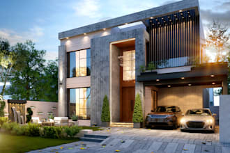 do realistic exterior rendering 3d max vray