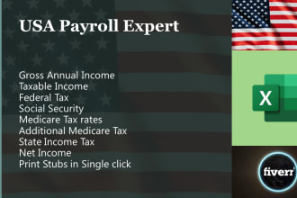 do payroll for USA with tax deductions