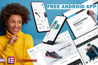 build money making ready made aliexpress dropshiping store with android app