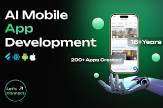 do ai mobile app development, android, IOS, flutter app development