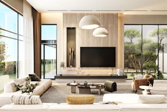 design modern house, livingroom