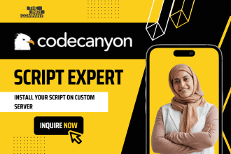 install PHP, laravel, codecanyon script and customize