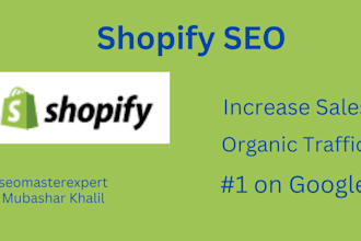 do SEO of shopify ecommerce store to increase sales and ranking