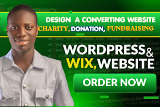 develop course website,charity website,non profit website,501c3 for donation