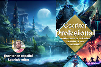 write your story in spanish, escritor profesional en español