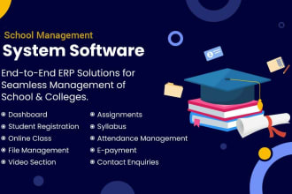 build school management system with teachers and parent app