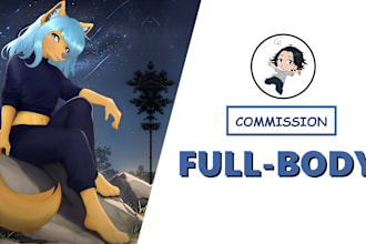 draw lewd or nsfw furry anime style illustration
