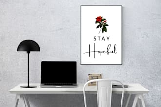 design pretty digital printable wall art, for etsy store