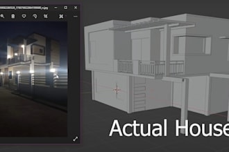 turn a 2d blueprint into a 3d model in blender