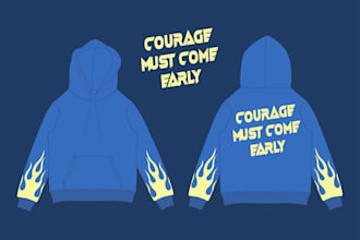 make a luxury, minimalist type hoodie design for you