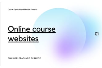 build course coaches websites in kajabi, teachable, thinkific, clickfunnels 2 0