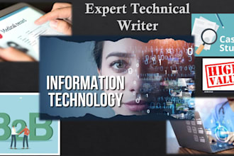 write tech case studies, whitepapers, or b2b tech articles